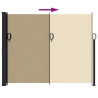 Toldo lateral retráctil beige 170x300 cm 5