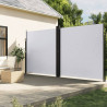 Toldo lateral retrátil 200x600 cm branco 1