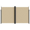 Toldo lateral retráctil beige 200x1200 cm 3