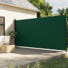 Toldo lateral retrátil 200x600 cm verde-escuro 1