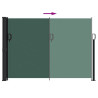 Toldo lateral retráctil verde oscuro 140x600 cm 5