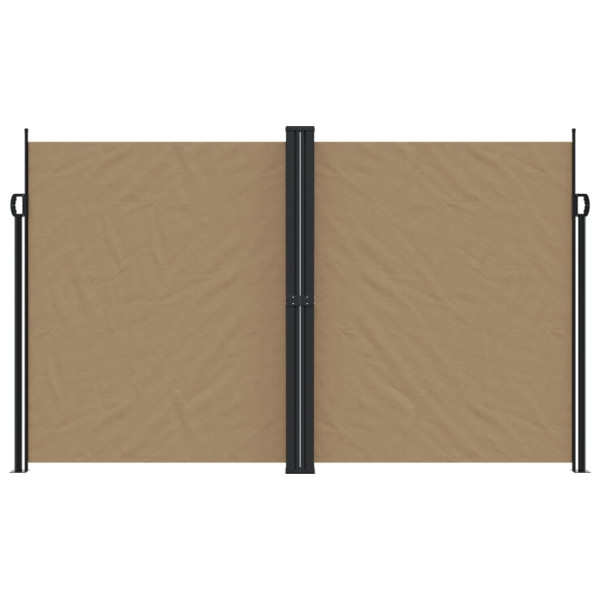 Toldo lateral retráctil gris taupe 200x1200 cm M 3