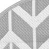 Alfombra de exterior PP gris Ø160 cm 5