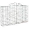 Cestos gabião arqueados 25 pcs 200x30x120/140 ferro galvanizado 3