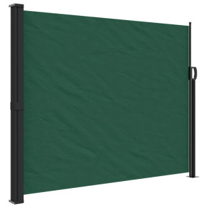 Toldo lateral retrátil 160x600 cm verde-escuro H