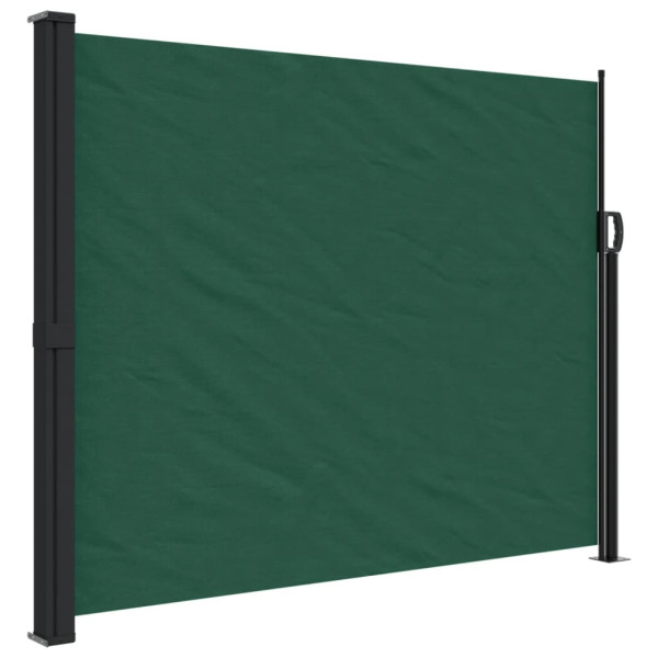 Toldo lateral retráctil verde oscuro 160x600 cm M 2