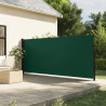 Toldo lateral retrátil 160x500 cm verde-escuro 1