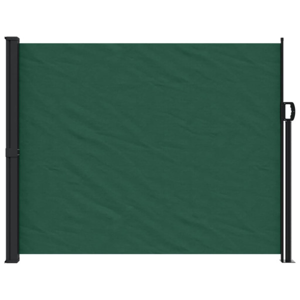 Toldo lateral retrátil 160x500 cm verde-escuro M 3