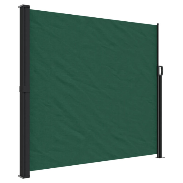 Toldo lateral retráctil verde oscuro 180x600 cm M 2