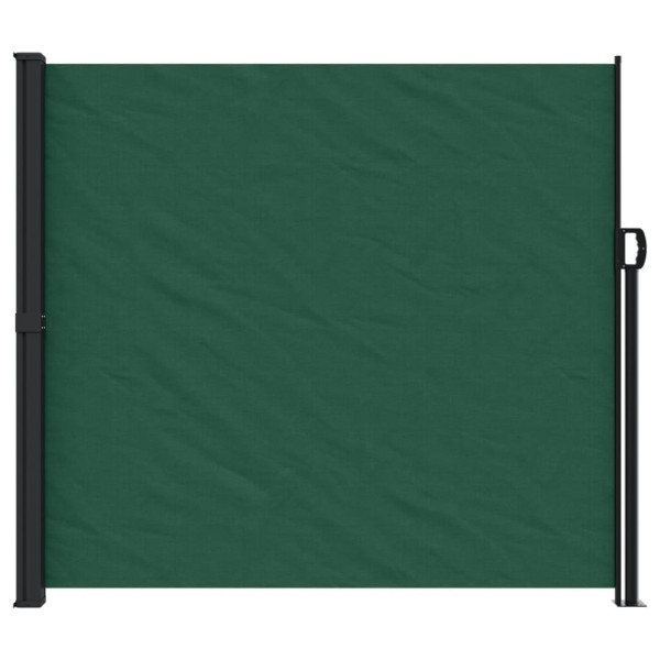 Toldo lateral retrátil 180x600 cm verde-escuro M 3