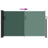 Toldo lateral retráctil verde oscuro 120x300 cm 5