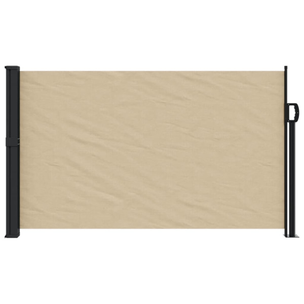 Toldo lateral retráctil beige 120x500 cm M 3