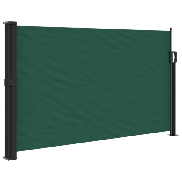 Toldo lateral retráctil verde oscuro 120x600 cm M 2