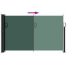 Toldo lateral retrátil 120x600 cm verde-escuro 5