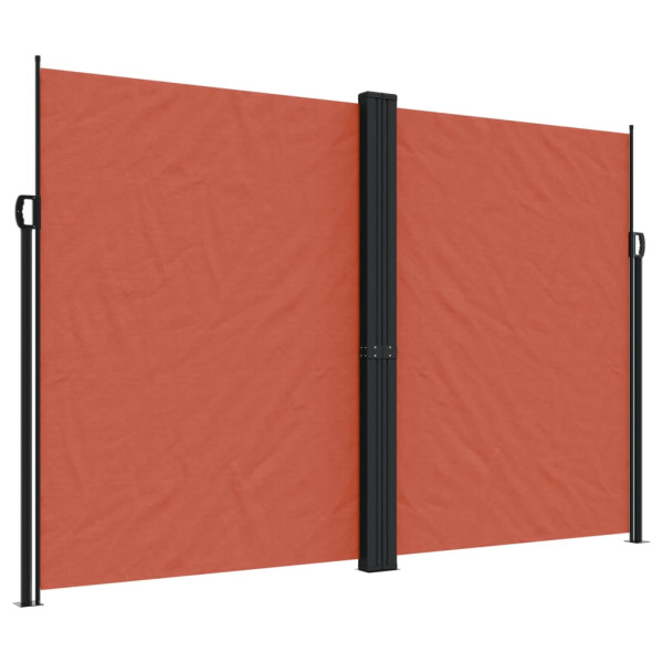 Toldo lateral retráctil terracota 220x600 cm M 2