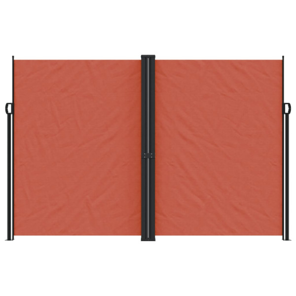 Toldo lateral retráctil terracota 220x600 cm M 3