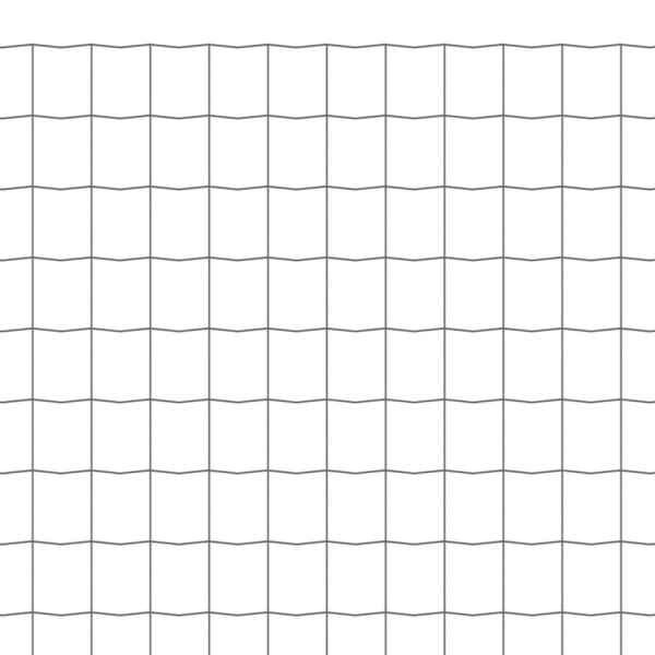 Cerca 10x1 m aço cinzento M 4