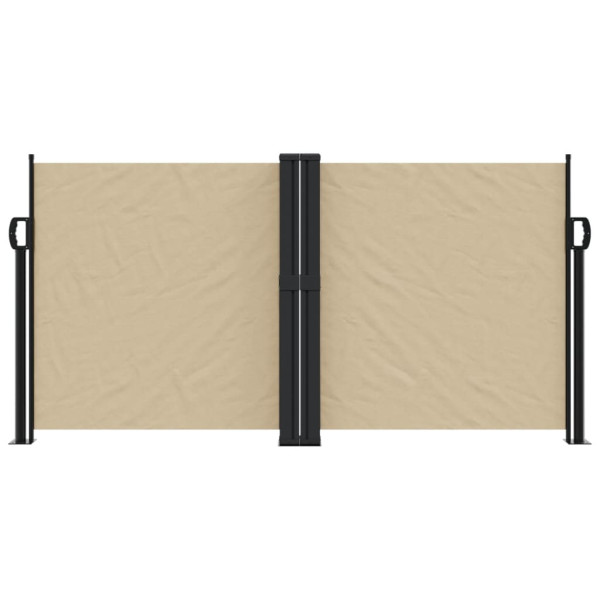 Toldo lateral retráctil beige 120x600 cm M 3