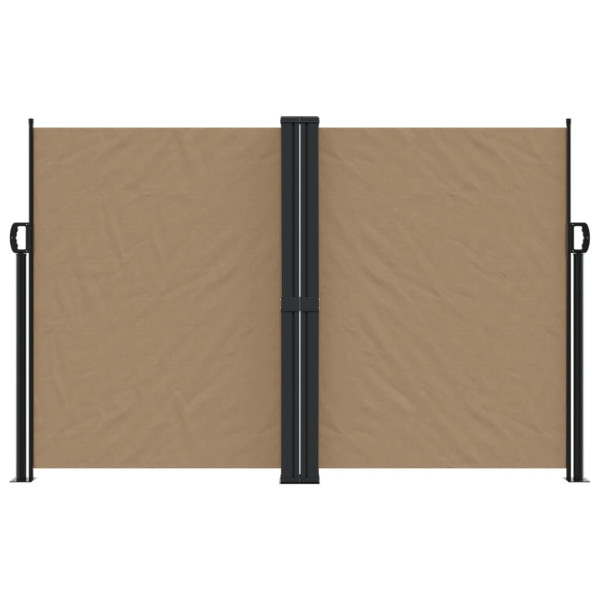 Toldo lateral retráctil gris taupe 160x1000 cm M 3