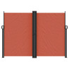 Toldo lateral retrátil 180x1200 cm terracotta 3