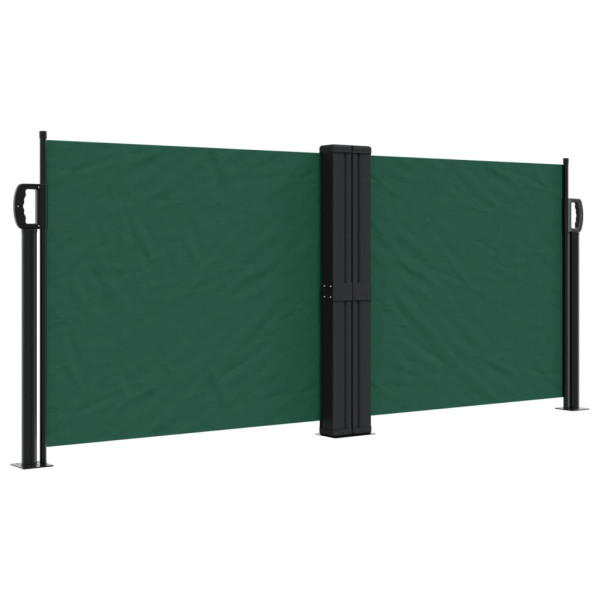 Toldo lateral retráctil verde oscuro 100x600 cm M 2