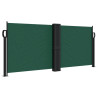 Toldo lateral retrátil 100x600 cm verde-escuro 2