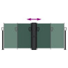 Toldo lateral retráctil verde oscuro 100x600 cm 5