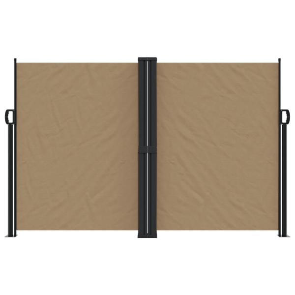 Toldo lateral retráctil gris taupe 160x1200 cm M 3