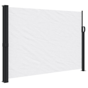 Toldo lateral retráctil blanco 140x500 cm H