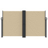 Toldo lateral retráctil beige 140x600 cm 3
