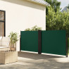 Toldo lateral retráctil verde oscuro 120x1200 cm 1