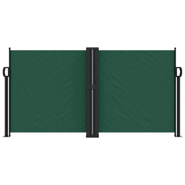 Toldo lateral retrátil 120x1200 cm verde-escuro M 3