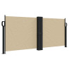 Toldo lateral retráctil beige 100x600 cm 2