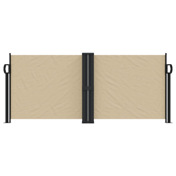 Toldo lateral retráctil beige 100x600 cm M 3