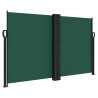 Toldo lateral retrátil 140x1000 cm verde-escuro 2
