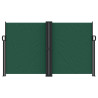 Toldo lateral retráctil verde oscuro 140x1000 cm 3