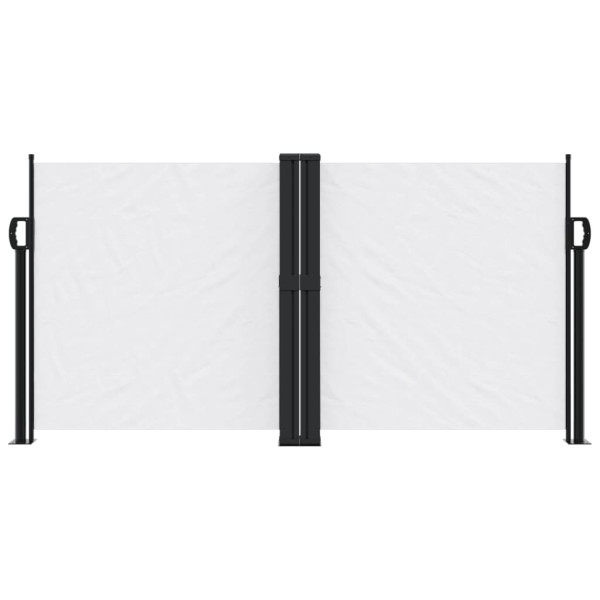 Toldo lateral retráctil blanco 120x1000 cm M 3