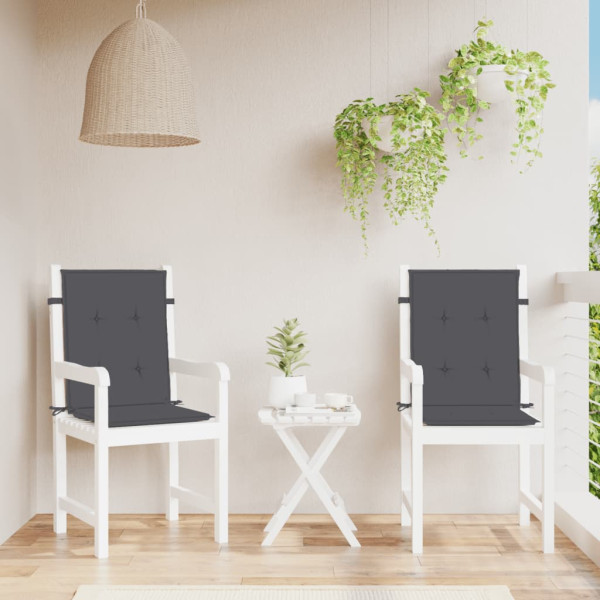 Almofadões lombares p/ cadeiras 2pcs 100x50x4cm mesclado tecido M 4