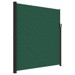 Toldo lateral retráctil verde oscuro 220x600 cm H