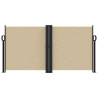 Toldo lateral retráctil beige 120x1200 cm 3