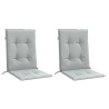 Almofadões lombares cadeiras 2pcs 100x50x4 cm mesclado tecido 3