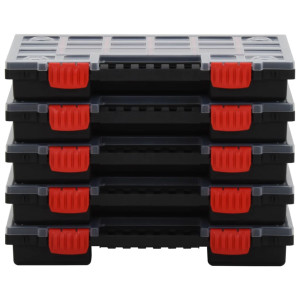 Caixas de arrumação 5 pcs 34.5x25x5 cm polipropileno H