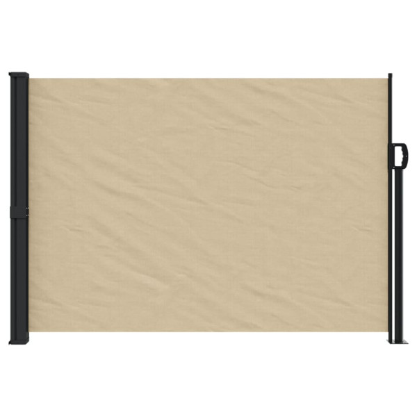Toldo lateral retráctil beige 140x300 cm M 3