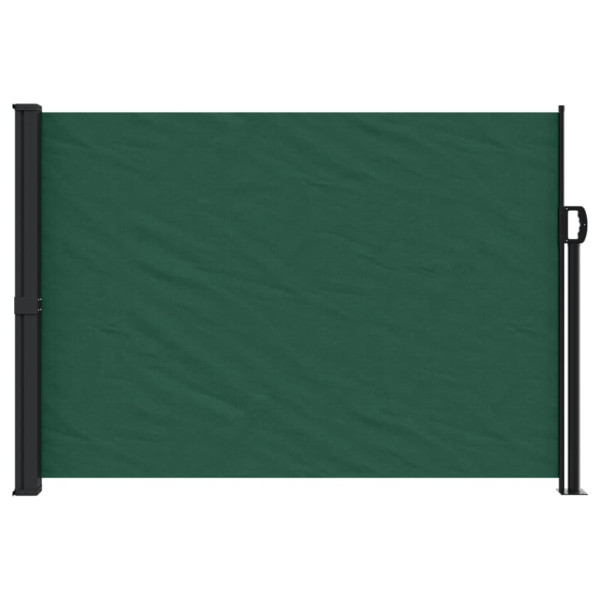 Toldo lateral retrátil 140x500 cm verde-escuro M 3