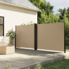 Toldo lateral retráctil beige 160x1000 cm 1