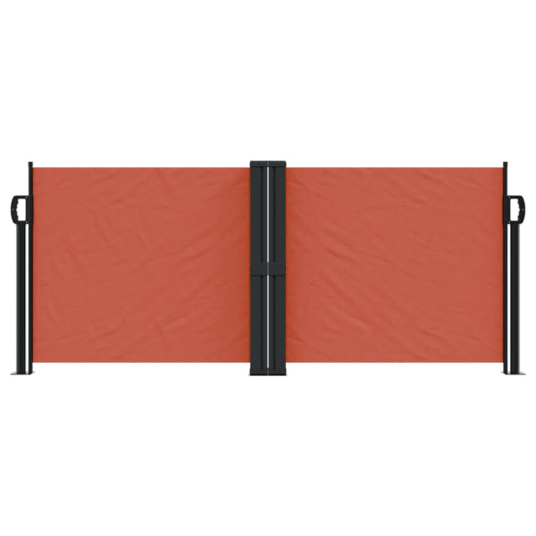 Toldo lateral retráctil terracota 100x1000 cm M 3