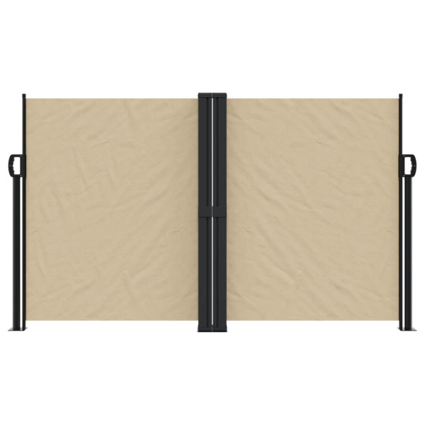 Toldo lateral retráctil beige 140x1200 cm M 3