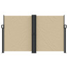 Toldo lateral retráctil beige 140x1200 cm 3