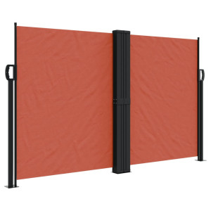 Toldo lateral retrátil 140x1000 cm terracotta H