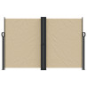 Toldo lateral retráctil beige 160x1200 cm 3